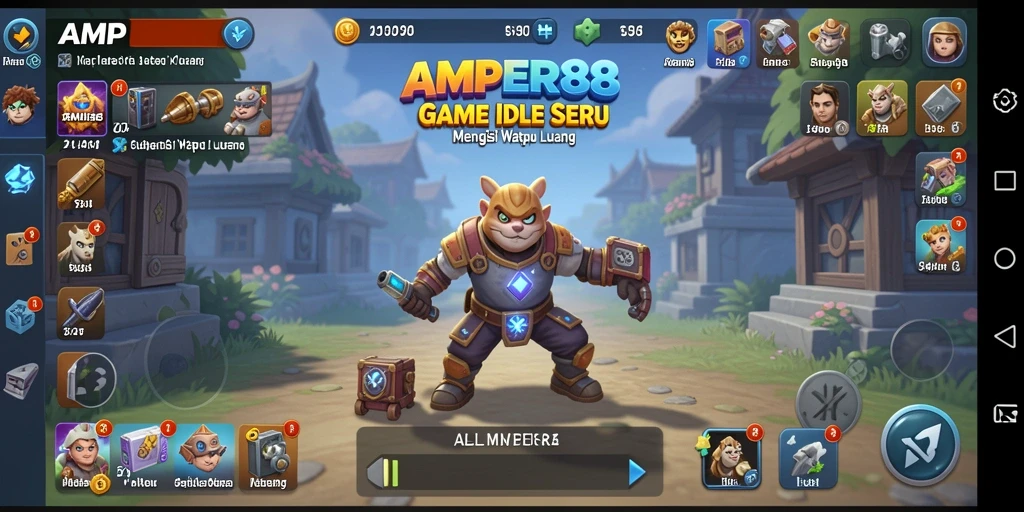 Tampilan gameplay <strong>AMPER88</strong> yang menarik dan menawan.