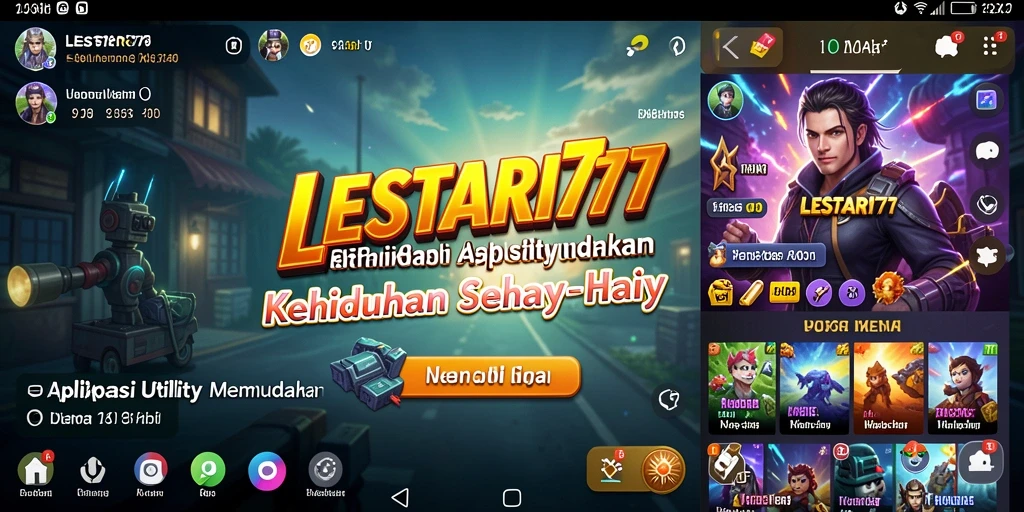 Tampilan antarmuka LESTARI777 yang sederhana dan efektif.