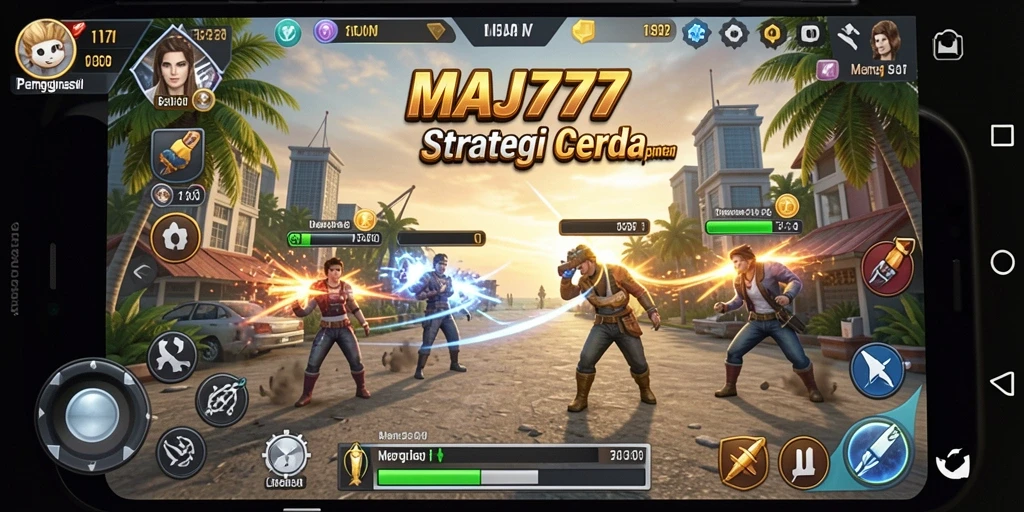 Screenshot utama MAJ777 menampilkan gameplay Strategy yang seru.