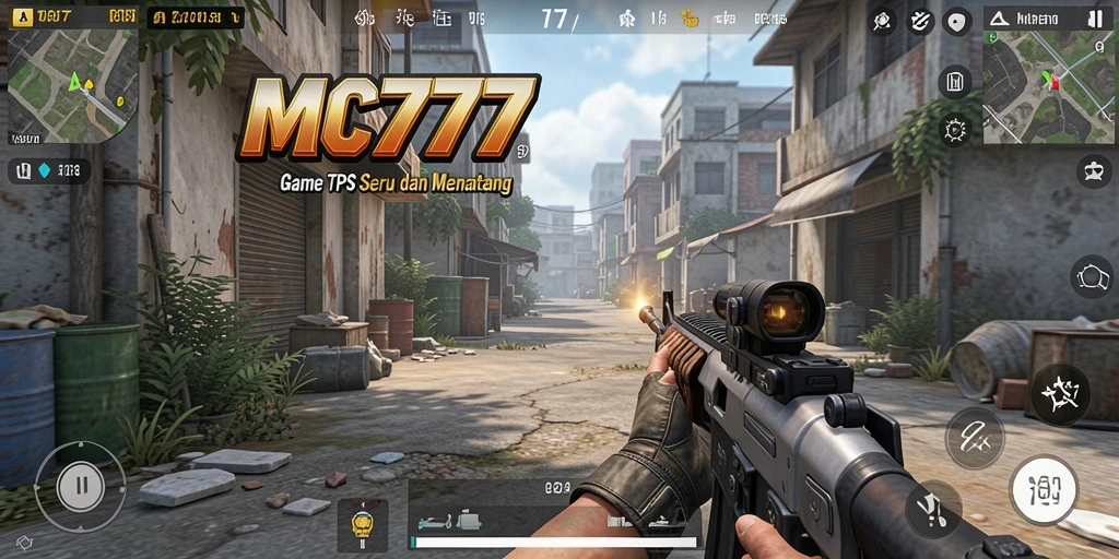 Tampilan screenshot gameplay seru dari MC777 dengan aksi penuh tantangan.