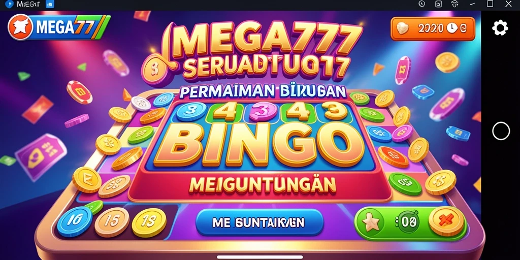 Tampilan gameplay seru dalam permainan Bingo MEGA777.