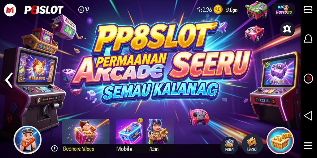 Tampilan seru gameplay PP8SLOT yang penuh warna.