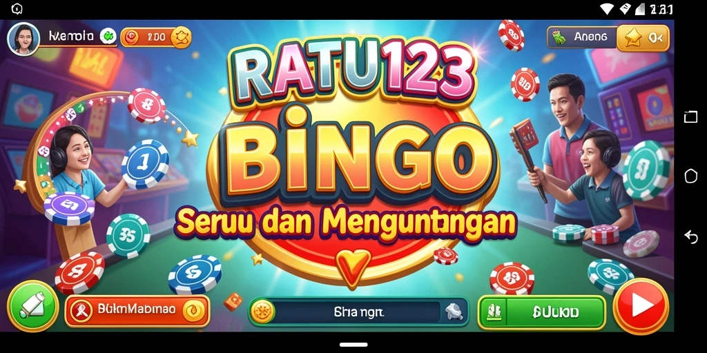 Gameplay seru Bingo di RATU123 dengan interaksi langsung.