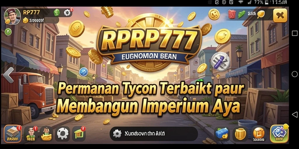 Tampilan screenshot RPRP777 dengan gameplay Tycoon yang menarik.