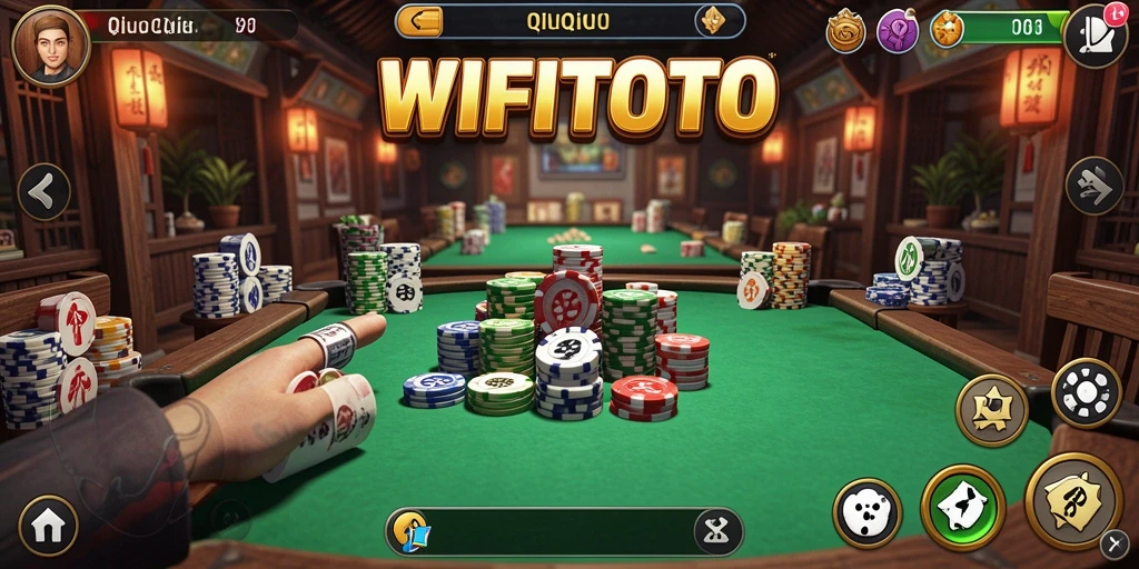 Tampilan gameplay QiuQiu yang menarik di WIFITOTO.