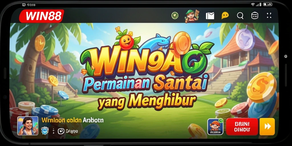Screenshot WIN88 menampilkan aksi gameplay yang seru dan penuh warna.